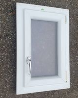 Fenster- Wand, Kunststoff, IV, Doppelverglasung, weiss
