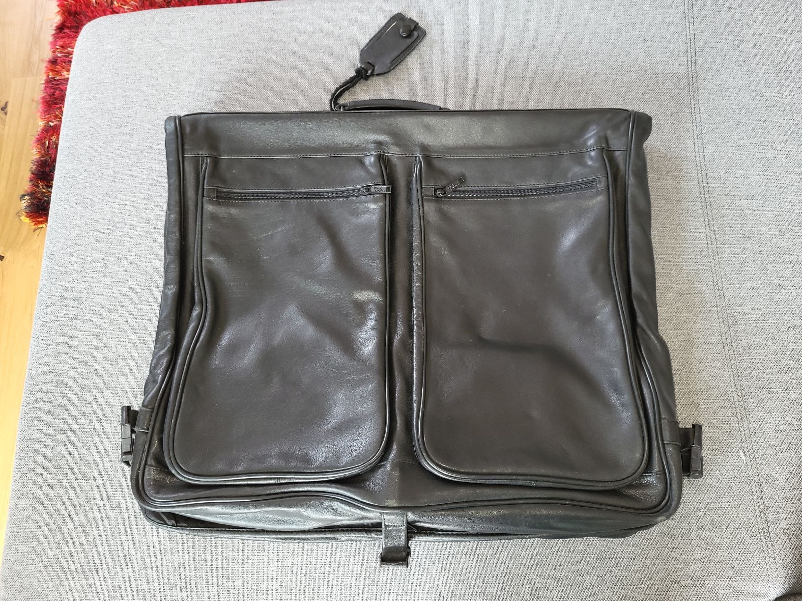 Reisekoffer: Kleidersack, Reisetasche, Echtleder – Gebraucht aus Rietheim von Maronli 9