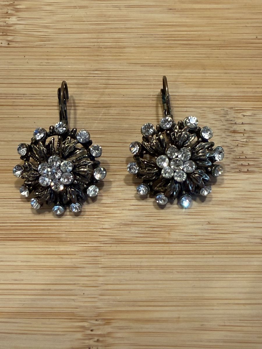 Orecchini pendenti & Orecchini a lobo: Wunderschöne Ohrringe mit klaren Steinen, Modeschmuck – Usato da Basel venduto da zukk_