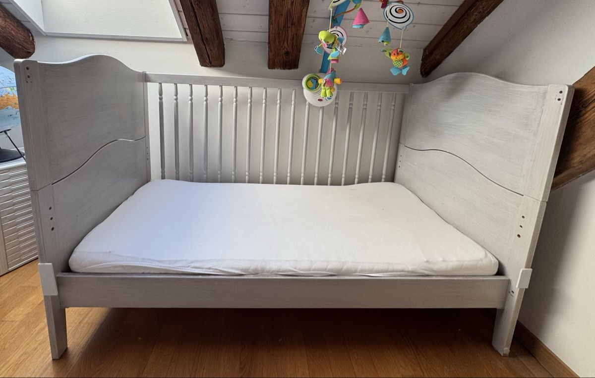 Letti: Cleveres Kinderbett 70x140cm, hellgrau – Usato da Oberrieden venduto da Anirahtak 3