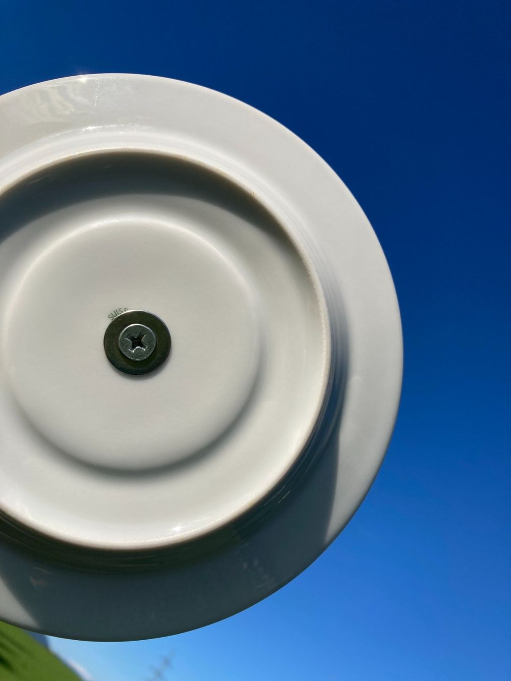 Piatti di portata: Etagere handarbeit mit Langenthal Teller und Glasbead – Usato da Subingen venduto da Etageren 5