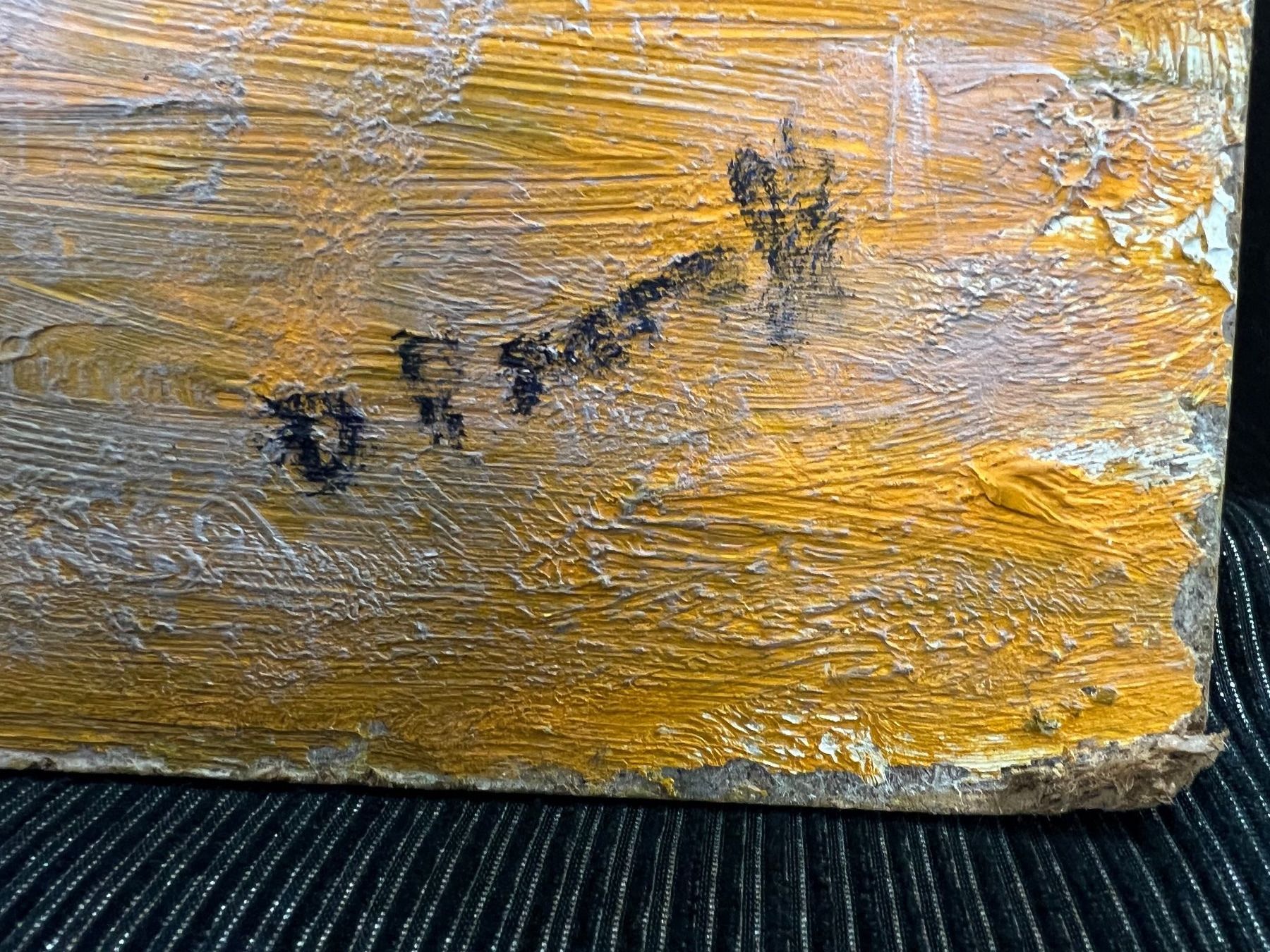 Gemälde: HUILE SUR PANNEAU SIGNÉE – Gebraucht aus Genève von Qanil77 4