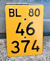 Mofanummer BL 80 TÖFFLINUMMER