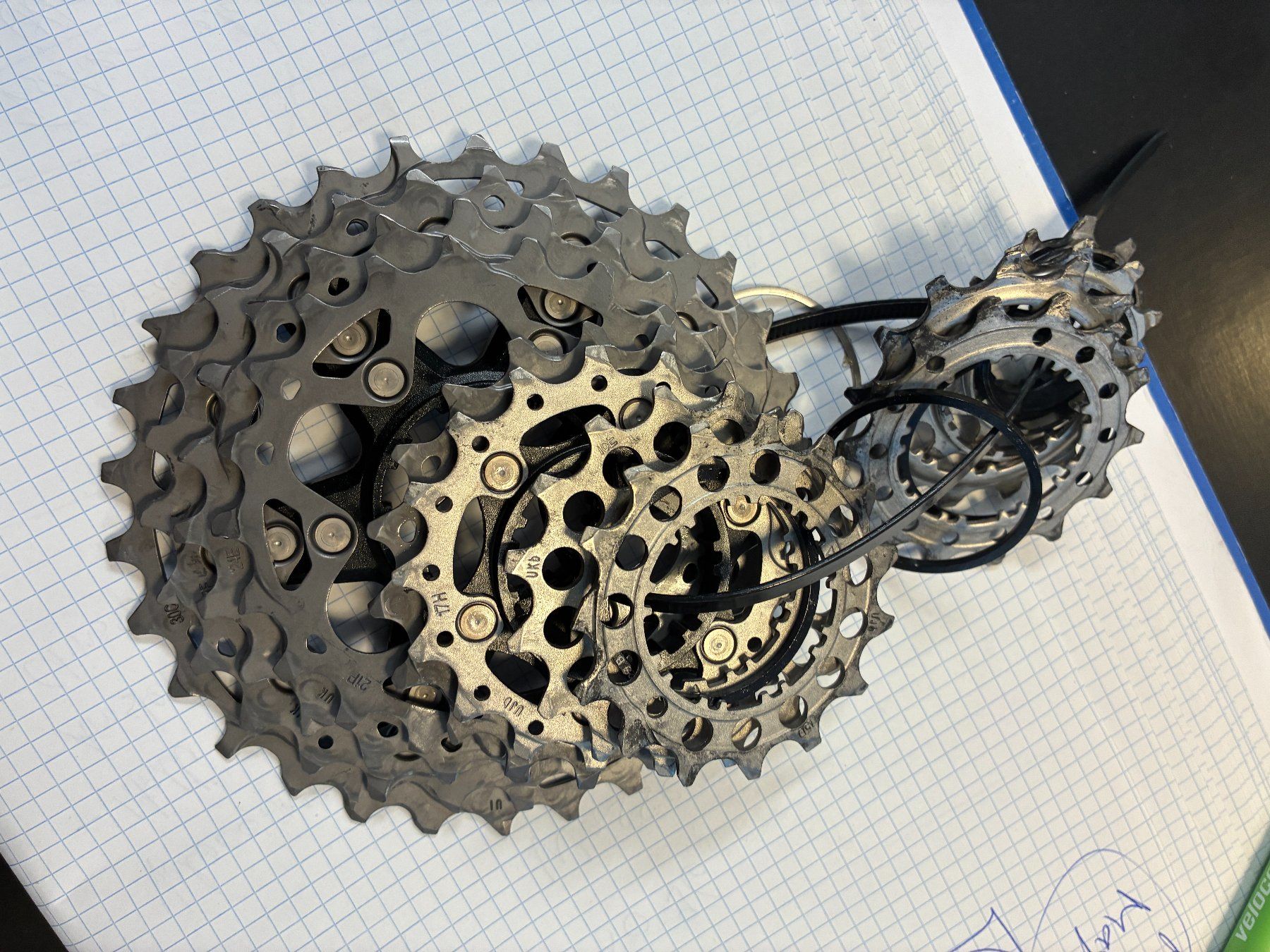 Shimano Ersatzteile: Shimano Dura Ace Kassette CS-R9200-12, 11-30 Zähne,Topp! – Gebraucht aus Blauen von Jamajobos