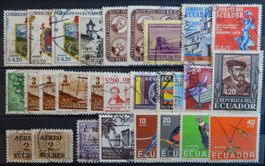 Ecuador Lot mit alten Werten V
