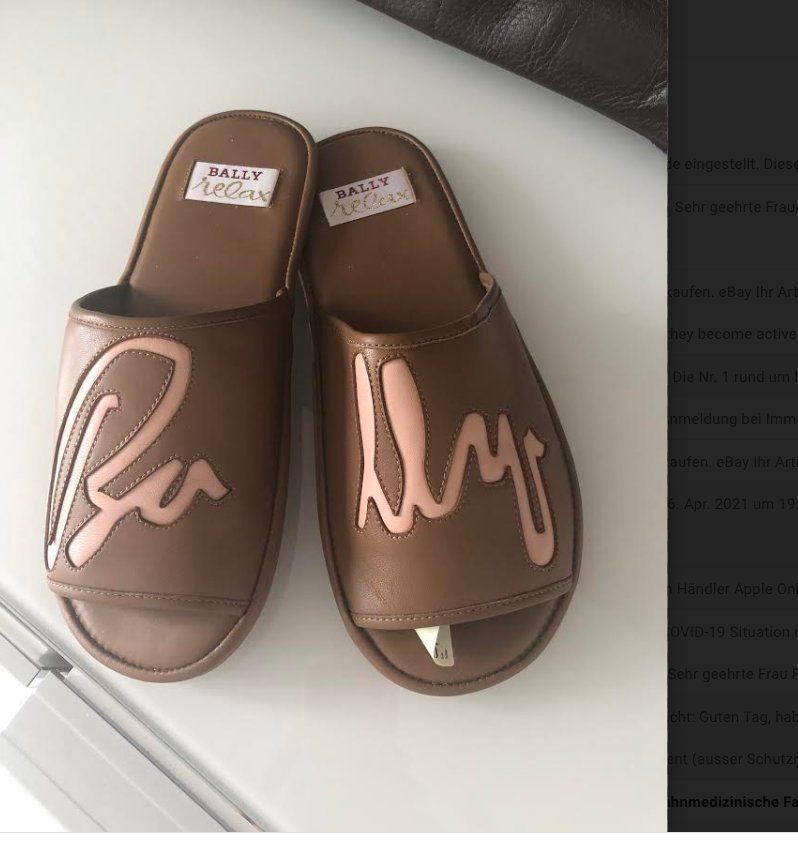 Bally Herrenschuhe: BALLY RELAX - BROWN LAMB NAPPA Sandal 39 – Neu und originalverpackt aus Volketswil von praxis12
