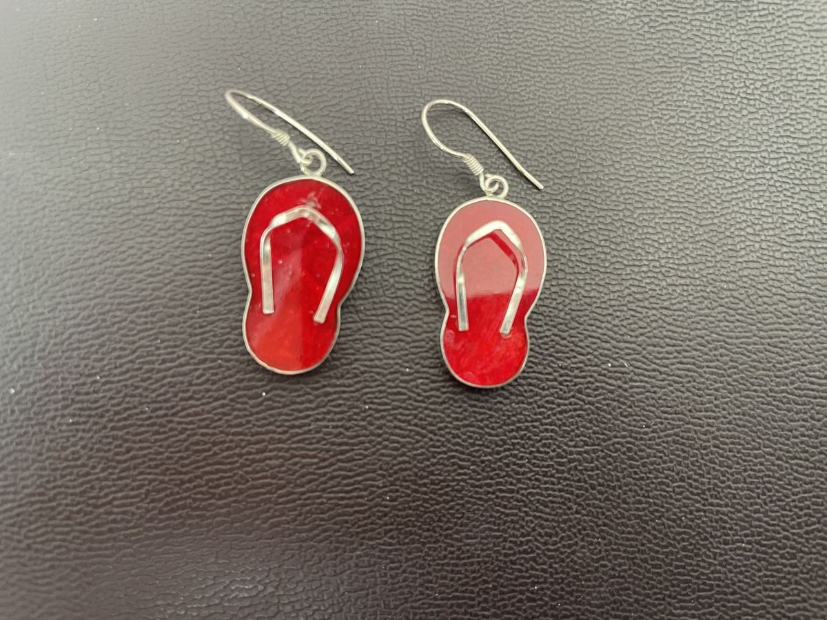 Orecchini pendenti & Orecchini a lobo: Ohrringe Silber als Flipflops – Usato da Rüti ZH venduto da kar_xx9l 2