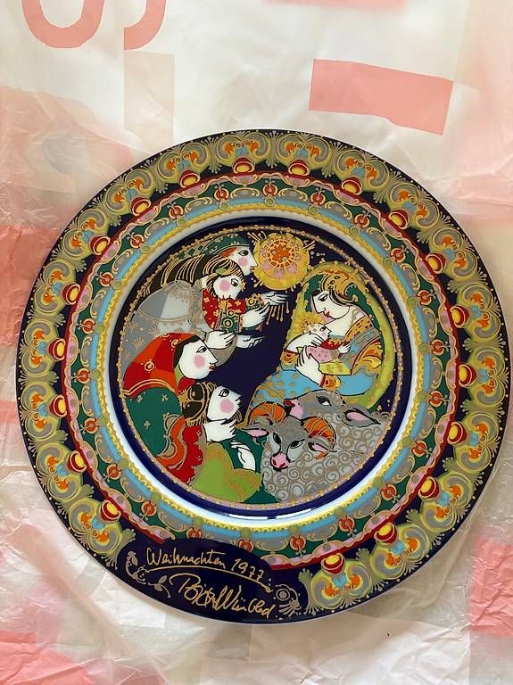 Rosenthal Tutte le decorazioni: Weihnachtsteller Rosenthal – Usato da Bonstetten venduto da fuschina