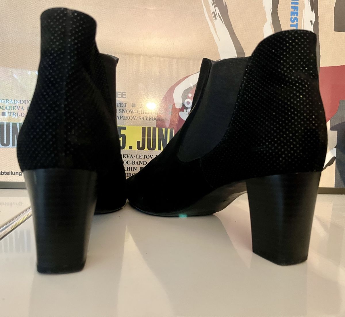Kaiser Chaussures femmes: Peter Kaiser Stiefeletten, schwarz, 41, Neuwertig – Neuf (Voir description) à St. Gallen par reg_f8h8 3