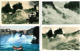 Rheinfall Neuhausen SH 2   4 AK  ab 1909 sehr gut erhalten