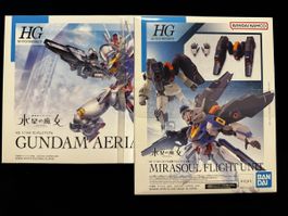 Bandai HG 1/144 Gundam Aerial + Mirasoul Flight Unit