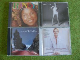 CD Randy Crawford, Mariah, Chris Rea, Lisa Stansfield. 4 CD