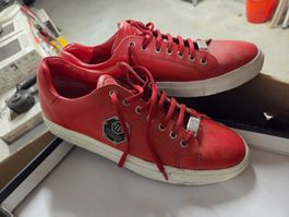 Rot Philipp Plein Sneaker Gr. 41 Leder