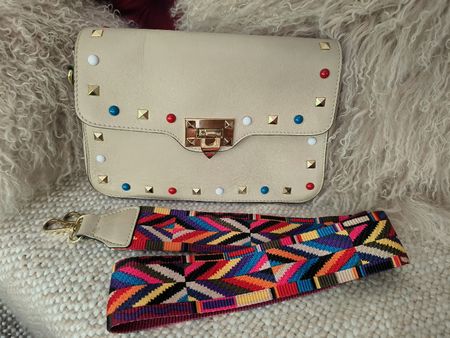 Roberta M leather bag with bandoulière 