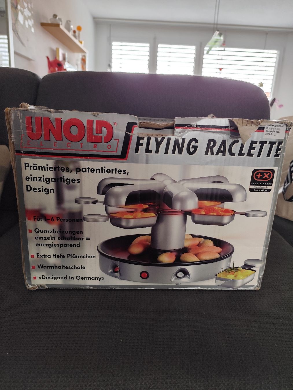 Elettrodomestici da cucina: Flying Raclette – Usato da Zürich venduto da Virutosa 1