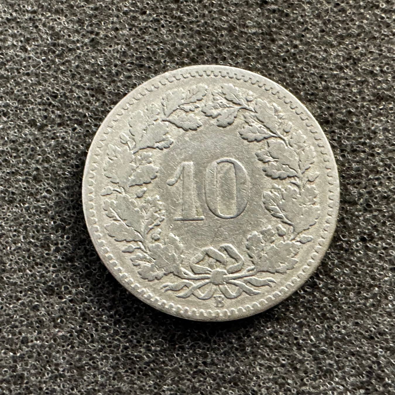 Tutti le monete: 10 Rappen Schweiz 1898 – Usato da Reitnau venduto da tb-muenzen 1