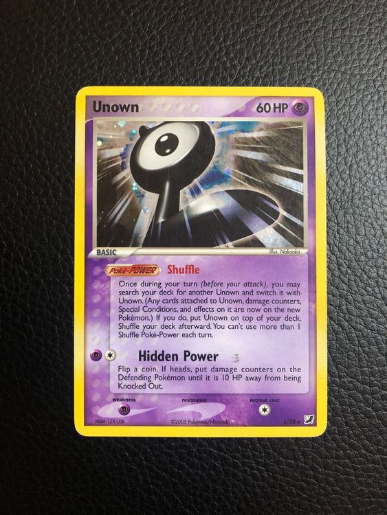 Unown (?) (?/28) [EX: Unseen Forces] main image 0
