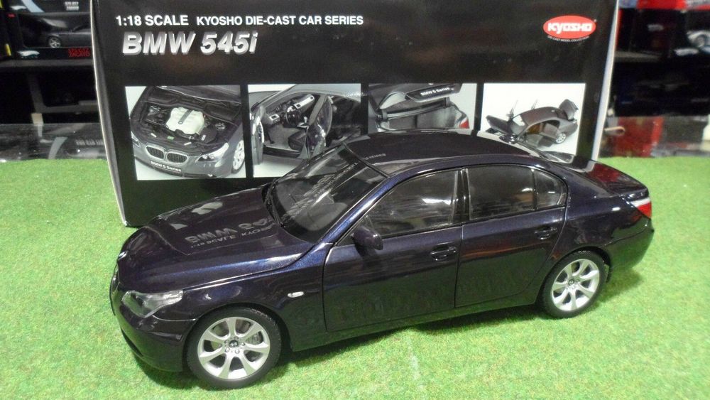 Miniature BMW 545i E60 Sedan Verte – 1:18 Kyosho – Année 2006 – Occasion