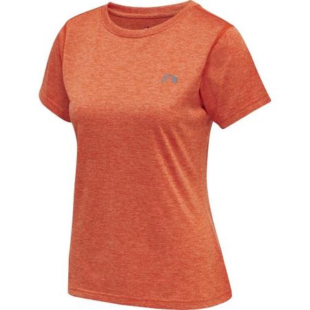 Newline Women Statement T-Shirt S/S - spicy orange melang...