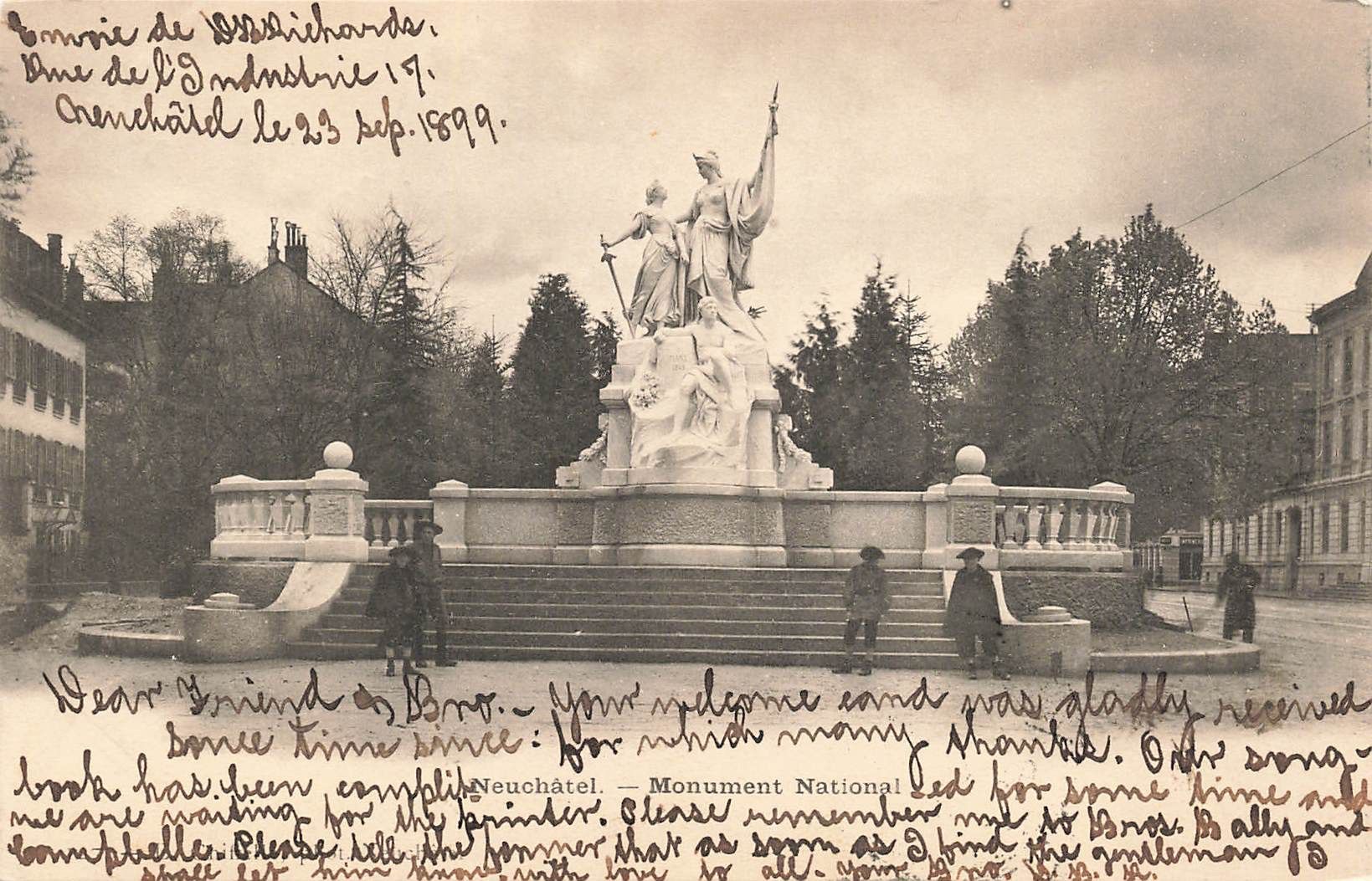Cartoline postali: Neuchàtel – Usato da Biasca venduto da Blenio71