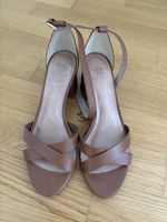 Benci Brothers Sandalen High Heels braun Leder 39