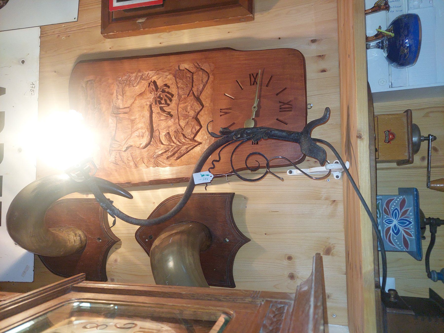 Lampade: Antike Schwanenhals Lampe, neu verdrahtet – Usato da Siblingen venduto da rantiques 2