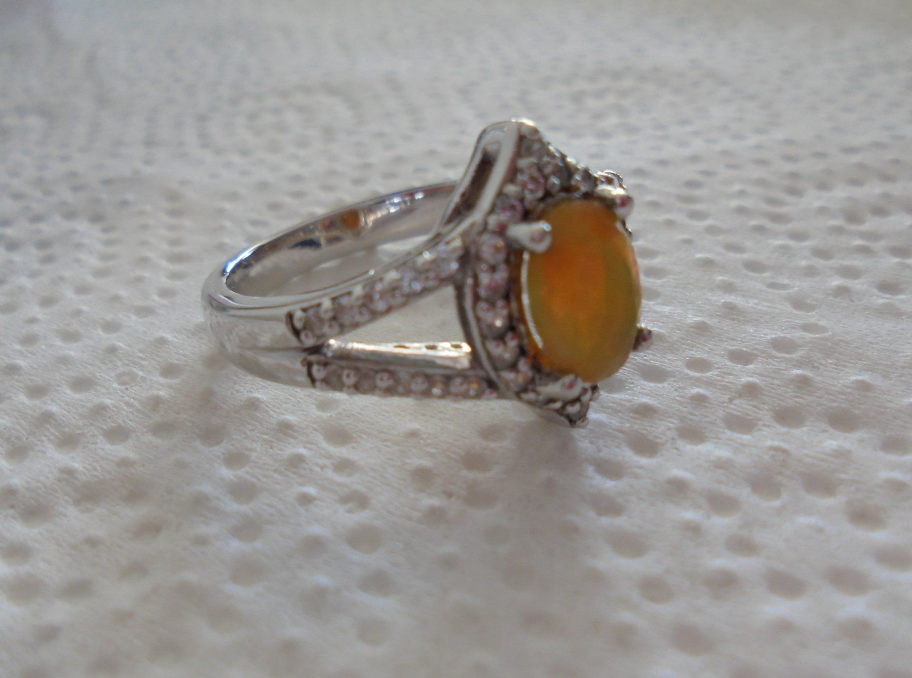 Anelli: Echtschmuck: Silberring 925er mit Welo-Opal / 56 – Nuovo (secondo la descrizione) da Zuchwil venduto da maumauchi 3