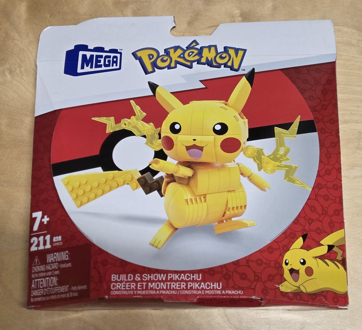 Mega Kit di costruzioni: Mega Pokémon Pikachu GMD31 – Nuovo e nell'imballaggio originale da Basadingen venduto da tot_59zf 4