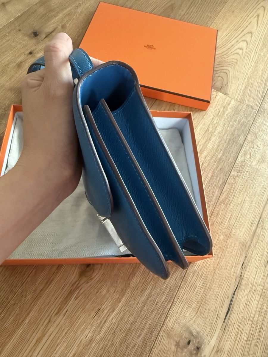 Hermès Borse da donna: 100% ORIGINAL HERMÈS CONSTANCE ELAN BLEU IZMIR EPSOM – Usato da Küssnacht am Rigi venduto da Grittibaenz 6