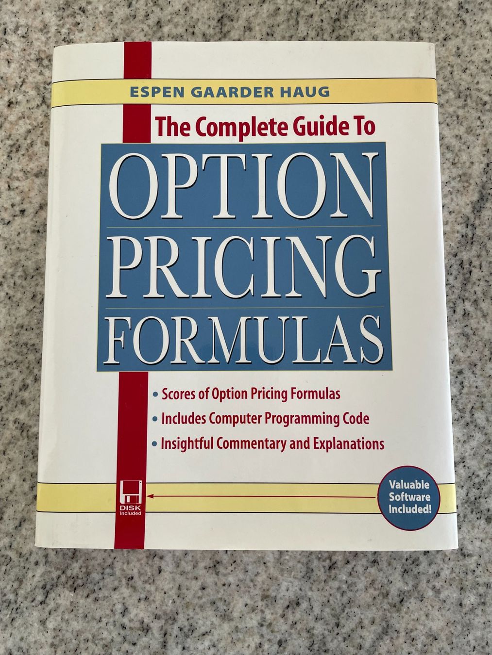 Livres: The Complete Guide to Option Pricing Formulas - E. G. Haug – D'occasion à Petit Lancy par gil_hr6v