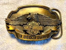 Harley Davidson Gurtschnalle Buckle HOG Motorcycles Vintage
