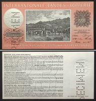 INTERKANTONALE LANDES-LOTTERIE - SPECIMEN 5 Franken 1941 I