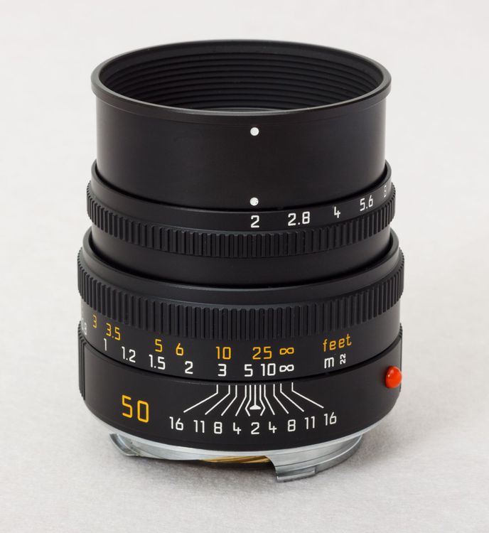 Objectif Leica Summicron-M 50mm F/2 - Standard, Monture M, Excellent état Optique