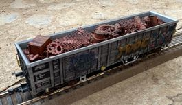 H0/AC (DC) verwittert SBB Cargo #31 85 6733 067-1 Fas Wagen