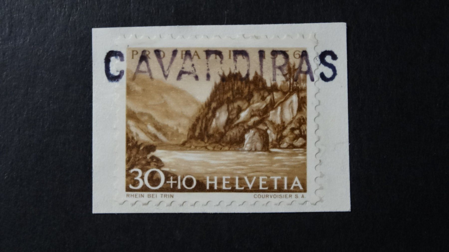 Tutti i francobolli: CAVARDIRAS (Graubünden) Stabstempel  119 – Usato da Anwil venduto da zuggi57