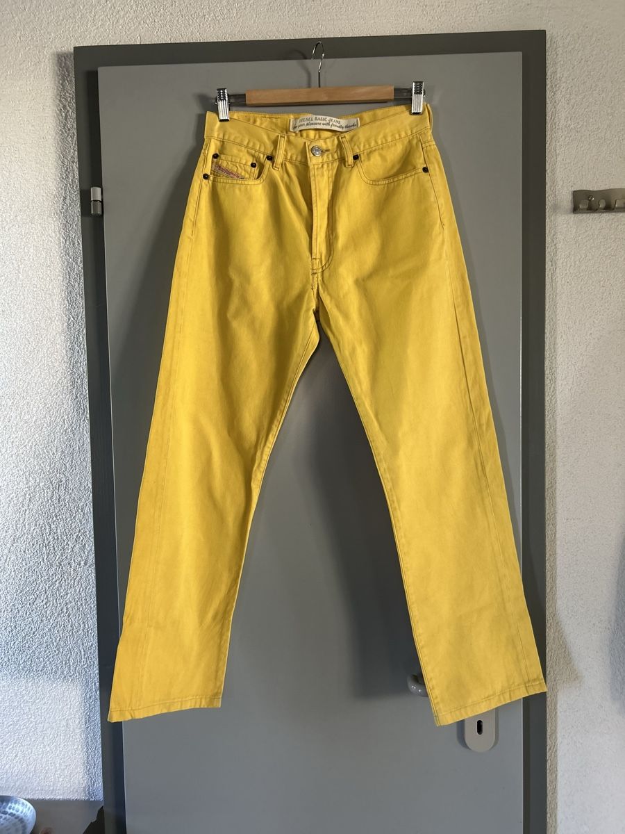 Diesel Jeans: Diesel Basic Jeans Yellow Denim Size 30 Regular Fit – Neu (gemäss Beschreibung) aus Saland von ele_vc96 1
