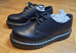 Dr. Martens Plateau Schuhe, Japan Only, Schwarz, Grösse UK
