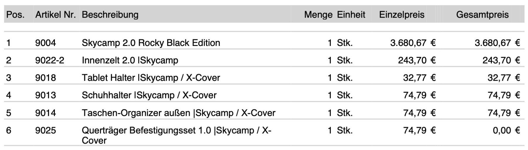 iKamper Tende : iKAMPER Skycamp 2.0 Rocky Black Edition – Usato da Zürich venduto da fgutzwiller 1