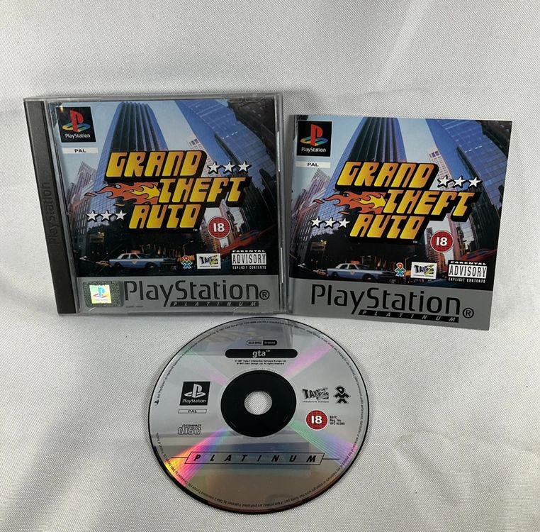 Grand Theft Auto 1+2 PS1 GTA 1 + GTA 2 | Acheter sur Ricardo