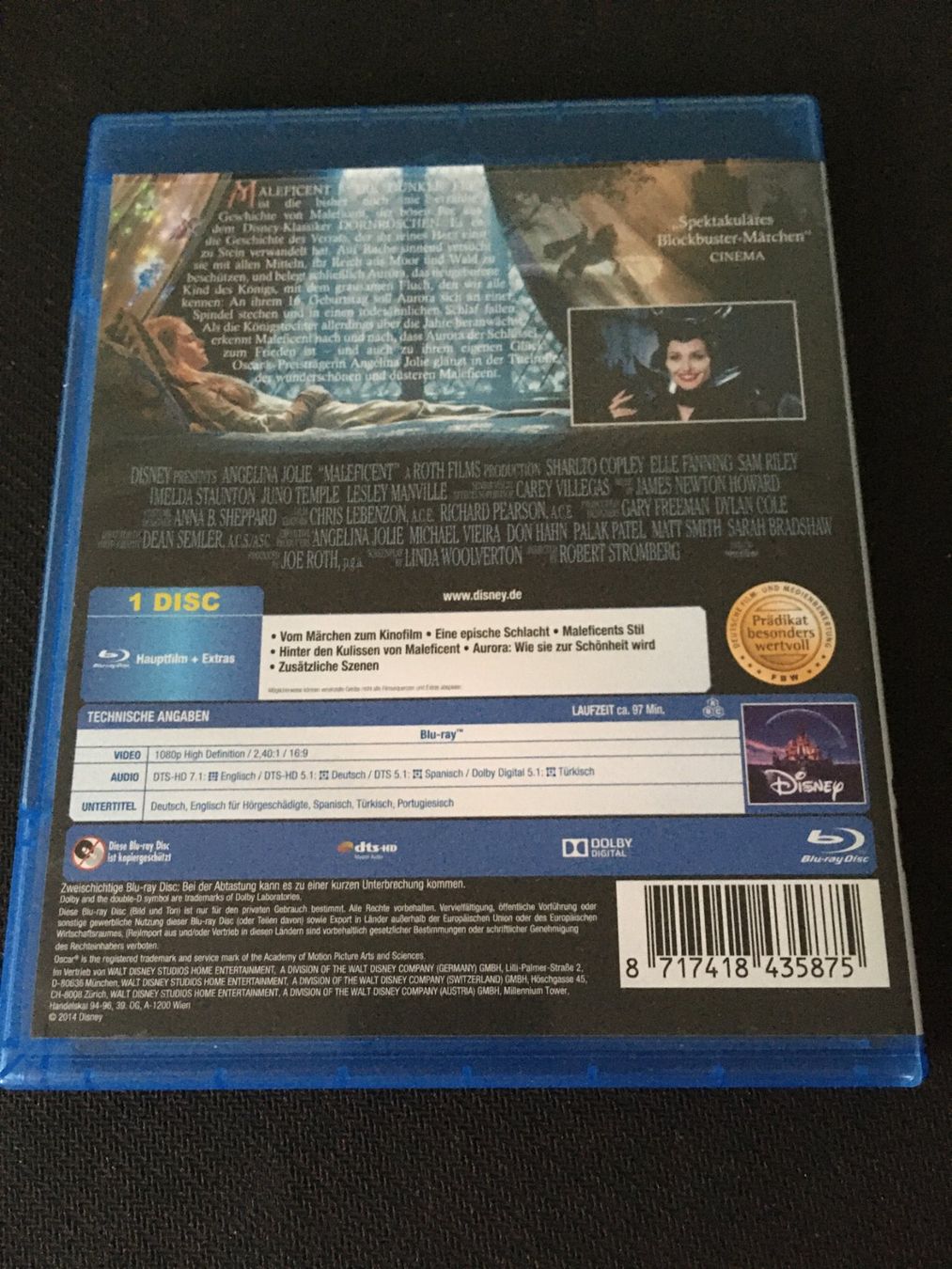 Tutti i DVDs: Maleficient - Die Dunkle Fee [Blu-ray] – Usato da St.Gallen venduto da MedienJoe 1