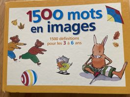 1500 mots en images - Livre éducatif enfant 3-6 ans!