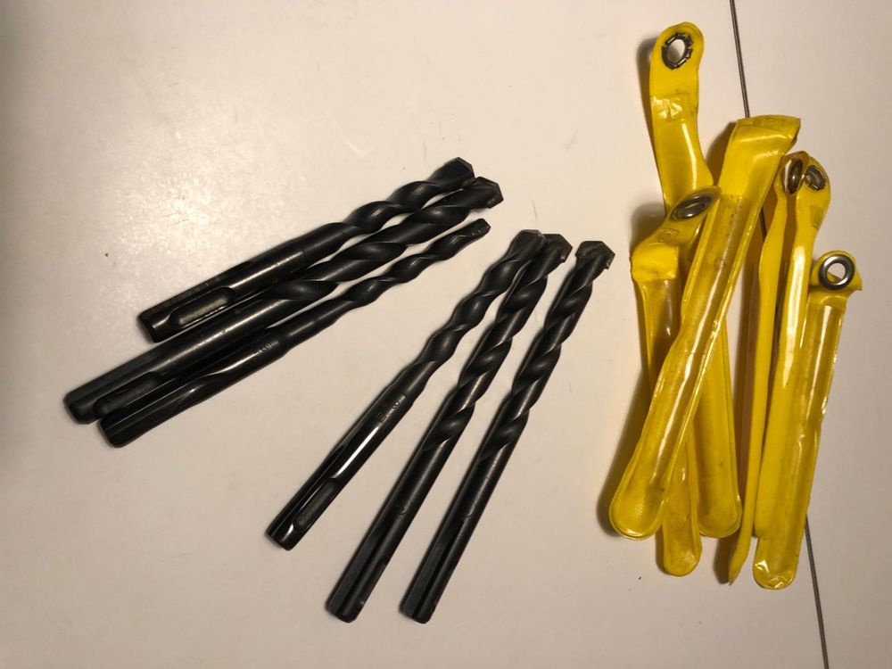 10er-Set Multibohrer Für Fliesen, Beton, Holz & Mehr – 5 Mm, 3-flacher Schaft, Wolframstahl-Spitze