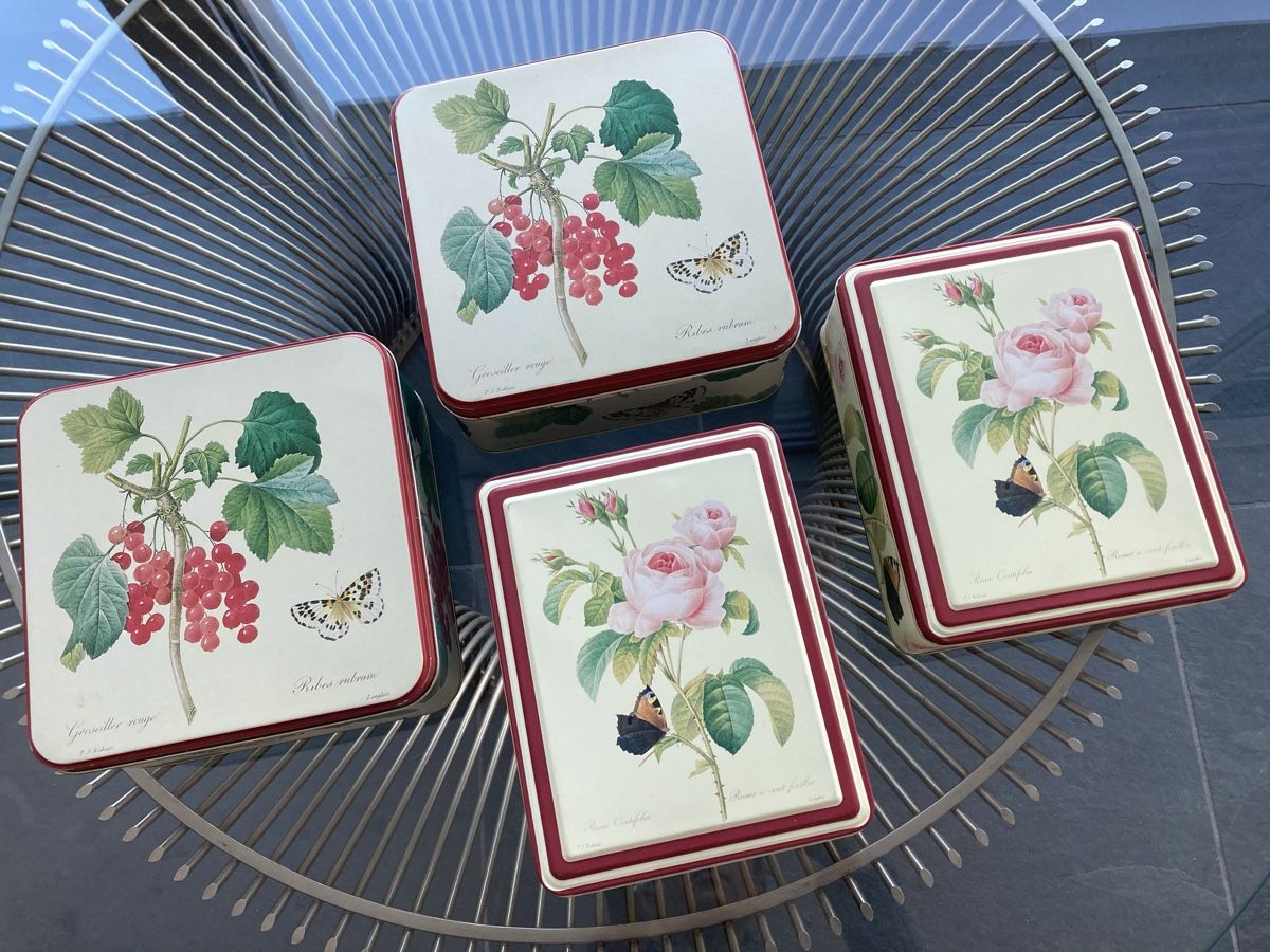 Tutte le decorazioni: Wunderschöne Blechdose mit Rosenmotiv, neu, Nostalgie – Nuovo e nell'imballaggio originale da Zürich venduto da dolcicaramelle2 2