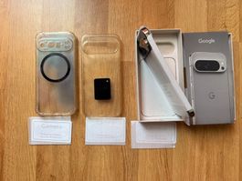 Google Pixel 9 Pro 256 GB Hazel (Grün) | Unbenutzt + Zubehör
