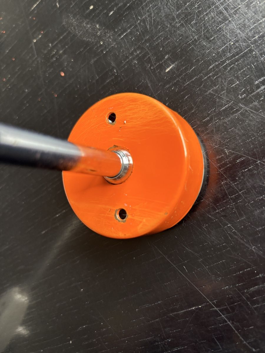 Lampen: Metalleuchte Orange Retro Design – Gebraucht aus Thun von Kerolein 2