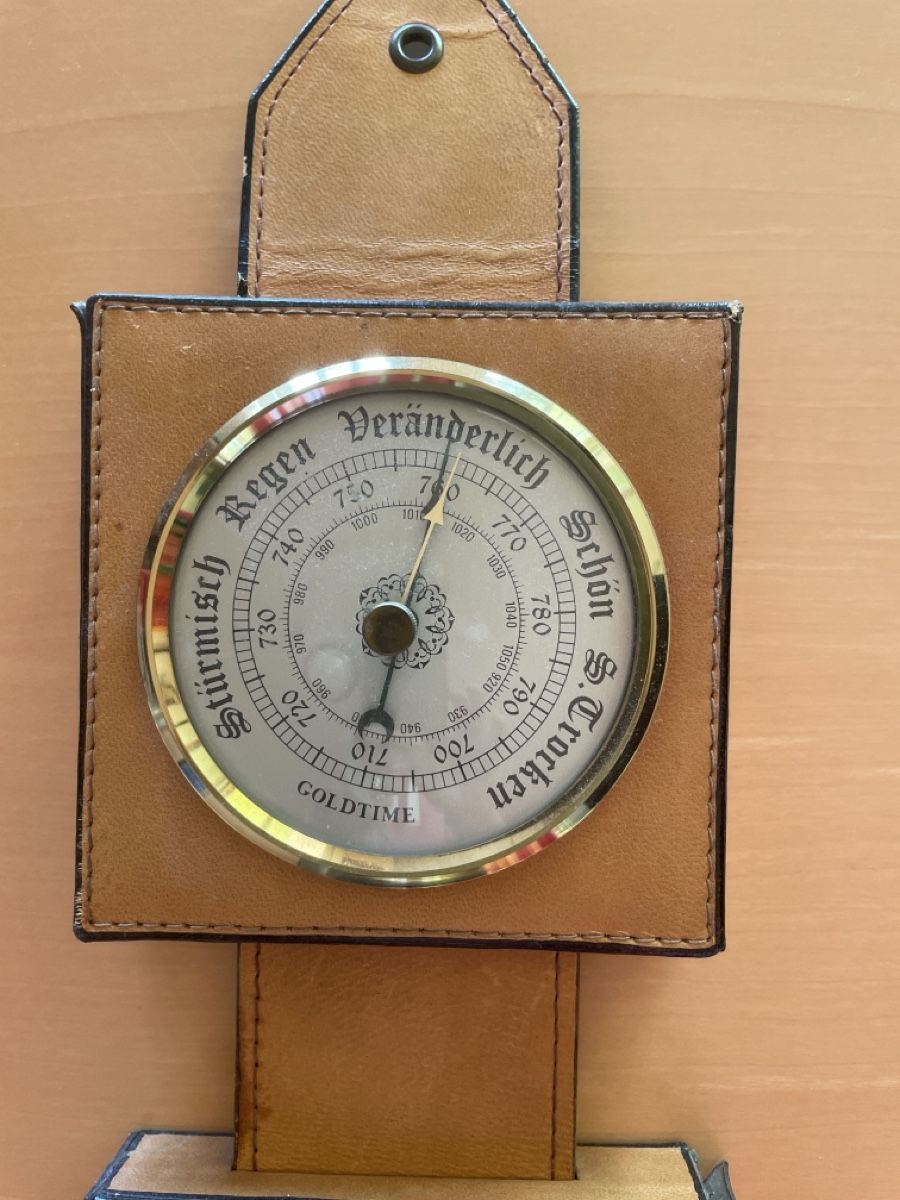 Altro per la casa: Vintage Barometer, Hygrometer, Thermometer Leder – Usato da Maur venduto da Mikado11 1