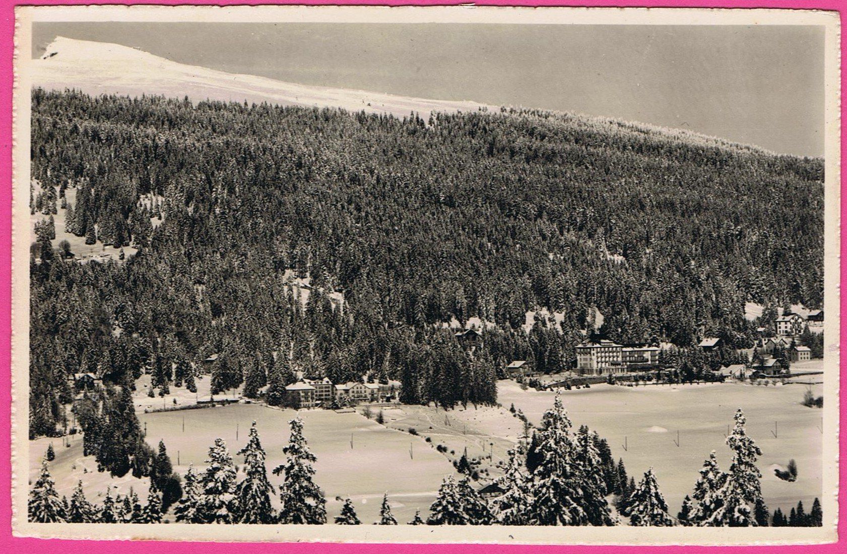 Ansichtskarten: Les Rasses et le Chasseron – Gebraucht aus Einsiedeln von dillie