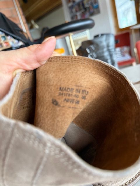 Kickers Damenschuhe: Bottes Kickers hautes en daim – Neu (gemäss Beschreibung) aus Enges von cordec 5