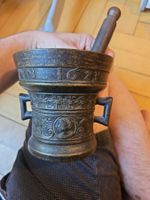 Mörser Bronze mit Pistill, vintage!