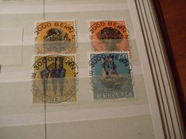 Satz Pro Patria 1975, ET-Voll-Stempelung, Gummi **